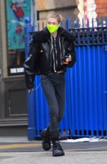 HUNTER SCHAFER Out for Coffee in Los Angeles 01/25/2021