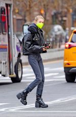 HUNTER SCHAFER Out for Coffee in Los Angeles 01/25/2021