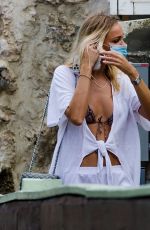 IANTHE ROSE in Bikini Top at a Beach in Barbados 01/08/2021