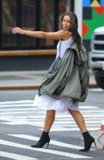 ILFENESH HADER at a Photoshoot in New York 01/05/2021