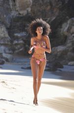 IMAAN HAMMAM in Bikini at a Beach in St. Barth 01/08/2021