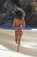 IMAAN HAMMAM in Bikini at a Beach in St. Barth 01/08/2021