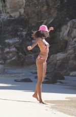 IMAAN HAMMAM in Bikini at a Beach in St. Barth 01/08/2021