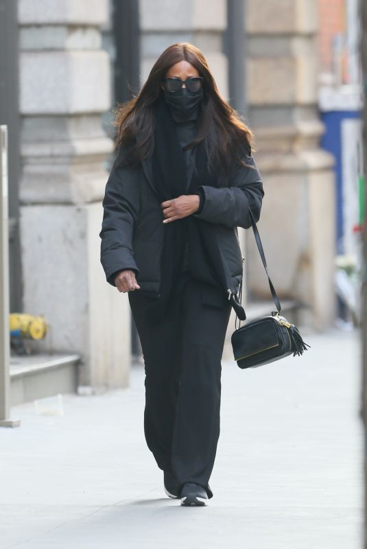 IMAN Out and About in New York 01/11/2021