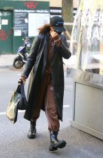 IRINA SHAYK Heading to a Spa in New York 01/23/2021