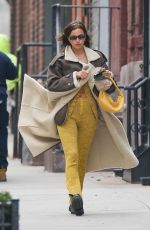 IRINA SHAYK Out and About in New York 01/22/2021