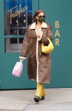 IRINA SHAYK Out and About in New York 01/22/2021
