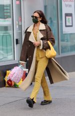 IRINA SHAYK Out and About in New York 01/22/2021
