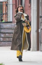 IRINA SHAYK Out and About in New York 01/22/2021