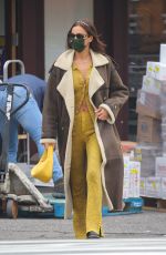 IRINA SHAYK Out and About in New York 01/22/2021