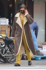IRINA SHAYK Out and About in New York 01/22/2021