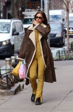 IRINA SHAYK Out and About in New York 01/22/2021
