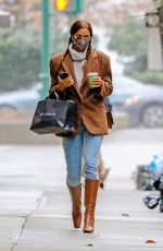 IRINA SHAYK Out and About in New York 01/26/2021