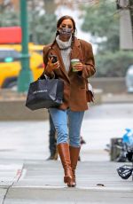 IRINA SHAYK Out and About in New York 01/26/2021