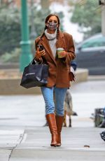 IRINA SHAYK Out and About in New York 01/26/2021