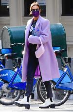 IRINA SHAYK Out in New York 01/28/2021