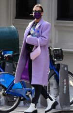 IRINA SHAYK Out in New York 01/28/2021