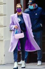 IRINA SHAYK Out in New York 01/28/2021