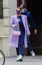 IRINA SHAYK Out in New York 01/28/2021
