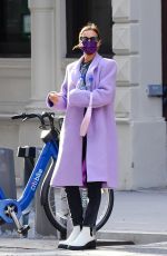 IRINA SHAYK Out in New York 01/28/2021