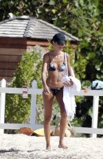 IZABEL GOULART in Bikini at a Beach in St Barths 01/13/2021