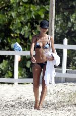 IZABEL GOULART in Bikini at a Beach in St Barths 01/13/2021