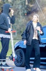 JAIME KING Out at a Park in Los Angeles 01/03/2021