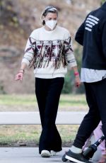 JAIME KING Out at a Park in Los Angeles 01/03/2021