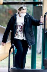 JAIME KING Out at a Park in Los Angeles 01/03/2021