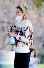 JAIME KING Out at a Park in Los Angeles 01/03/2021