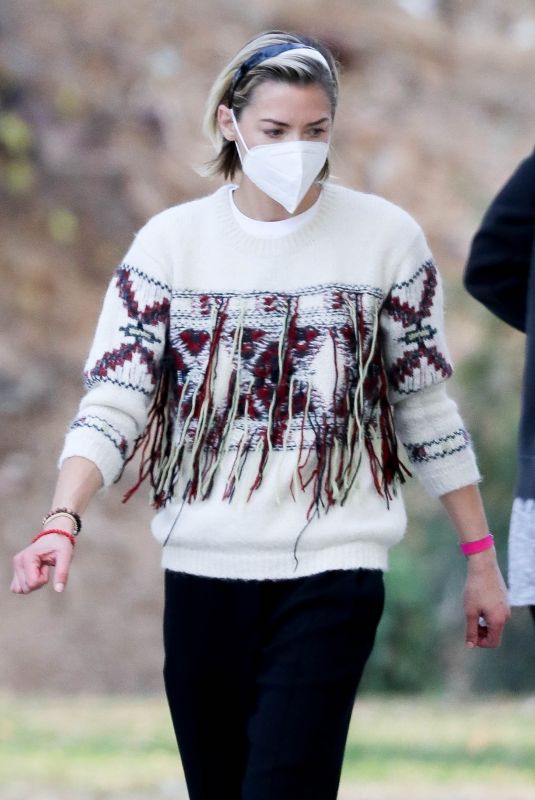 JAIME KING Out at a Park in Los Angeles 01/03/2021