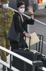 JAIMIE ALEXANDER Arrives at Airport in Sydney 01/25/2021