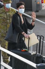 JAIMIE ALEXANDER Arrives at Airport in Sydney 01/25/2021