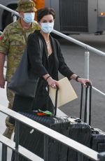 JAIMIE ALEXANDER Arrives at Airport in Sydney 01/25/2021