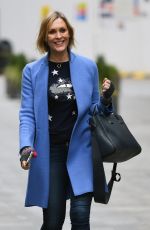 JENNI FALCONER Leaves Global Radio Studios in London 01/26/2021