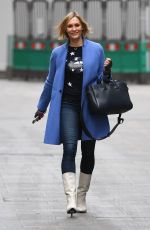 JENNI FALCONER Leaves Global Radio Studios in London 01/26/2021