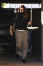 JENNIFER GARNER Arrives at a Meeting in Brentwood 01/26/2021