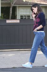 JENNIFER GARNER in DEnim Out in Brentwood 01/19/2021