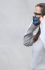 JENNIFER GARNER in Ugg Slip-Ons Out in Brentwood 01/28/2021