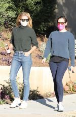 JENNIFER GARNER Out with a Friend in Brentwood 01/11/2021