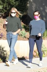 JENNIFER GARNER Out with a Friend in Brentwood 01/11/2021