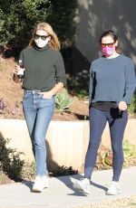 JENNIFER GARNER Out with a Friend in Brentwood 01/11/2021