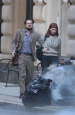 JENNIFER LAWRENCE and Leonardo Dicaprio on the Set of Don