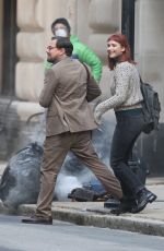JENNIFER LAWRENCE and Leonardo Dicaprio on the Set of Don