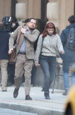 JENNIFER LAWRENCE and Leonardo Dicaprio on the Set of Don