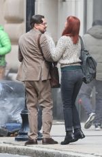 JENNIFER LAWRENCE and Leonardo Dicaprio on the Set of Don