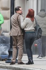 JENNIFER LAWRENCE and Leonardo Dicaprio on the Set of Don