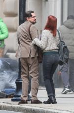 JENNIFER LAWRENCE and Leonardo Dicaprio on the Set of Don