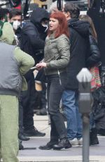 JENNIFER LAWRENCE on the Set of Don