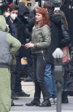 JENNIFER LAWRENCE on the Set of Don